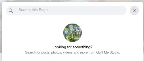 facebook search box