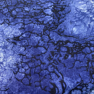 Moonscape Navy Fabric