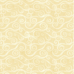 Swirly Scroll Tan Fabric