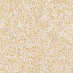 Willow Cream Swirls Fabric