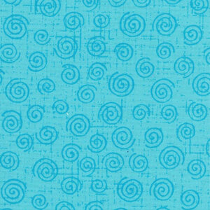 Ditzy Teal Fabric